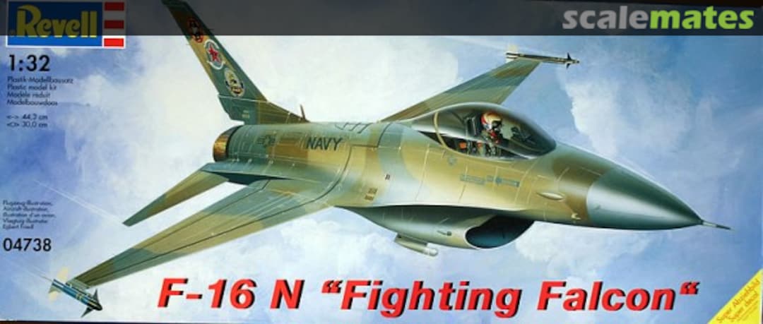 Boxart F-16 N "Fighting Falcon" 04738 Revell