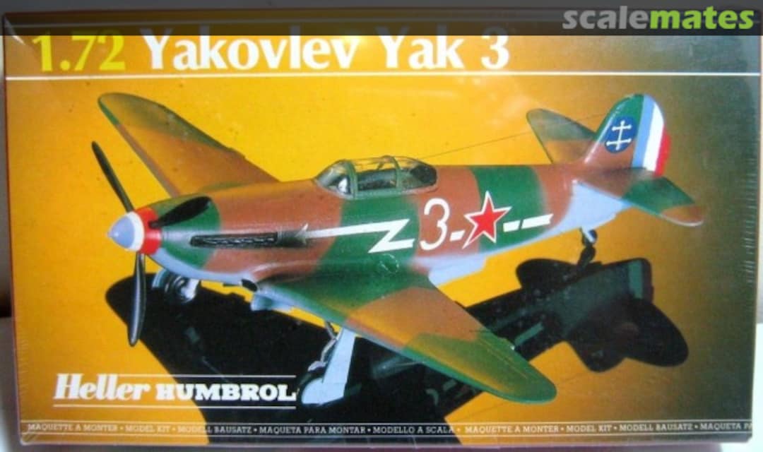 Boxart Yakovlev Yak 3 80250 Heller Humbrol