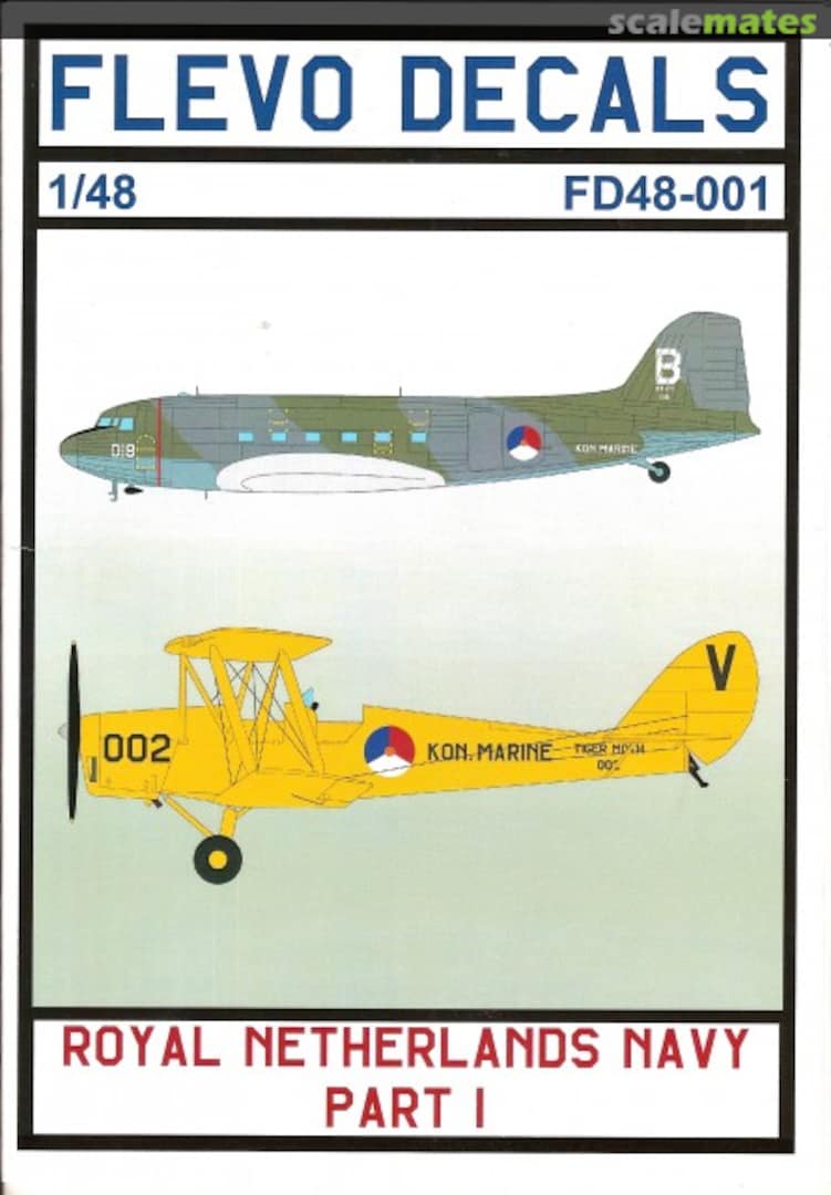 Boxart Royal Netherlands Navy Part 1 FD48-001 Flevo Decals