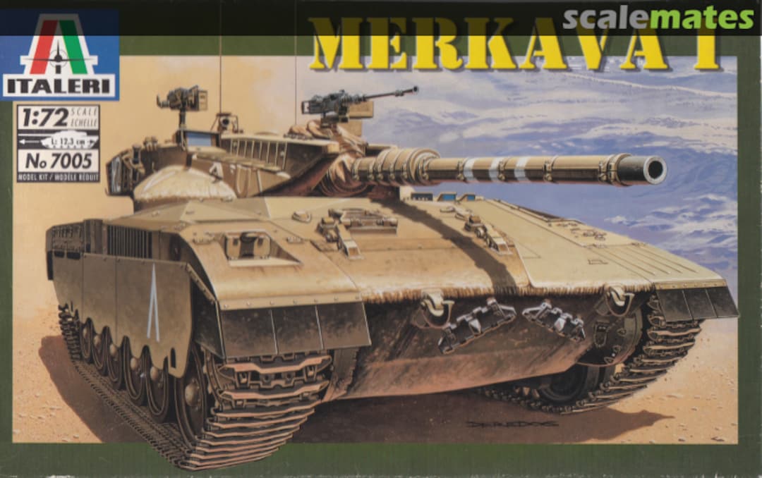 Boxart Merkava I 7005 Italeri