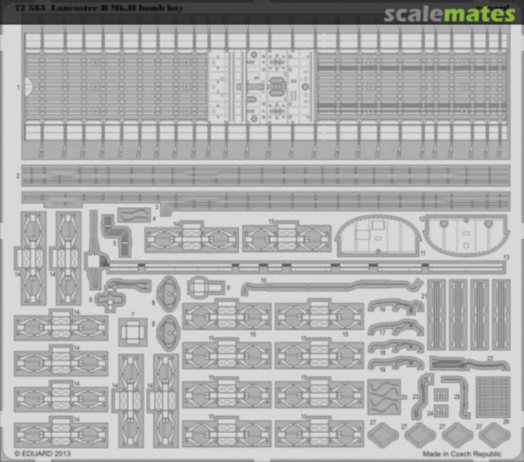 Boxart Lancaster B Mk.II bomb bay 72563 Eduard
