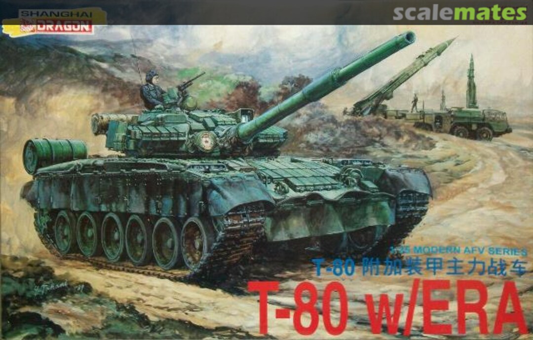 Boxart T-80 w/ERA 3505 Shanghai Dragon