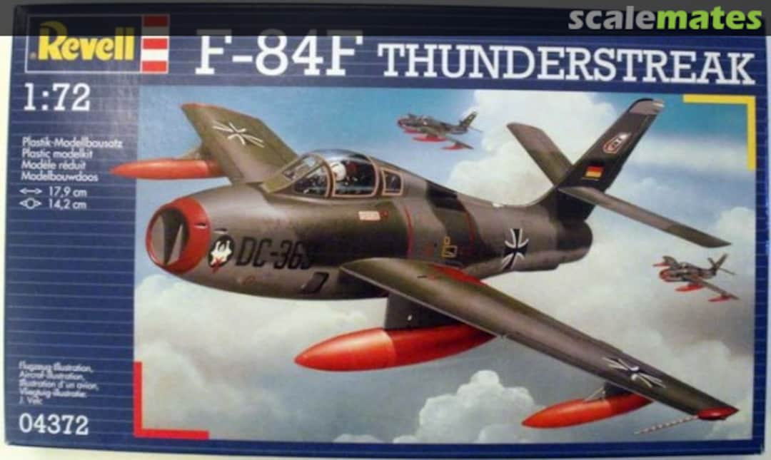 Boxart F-84F Thunderstreak 04372 Revell