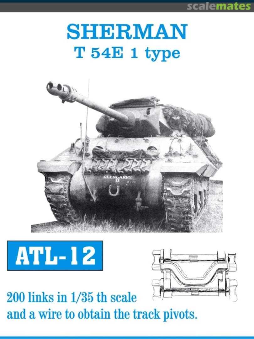 Boxart Sherman T 54E I type ATL-12 Friulmodel