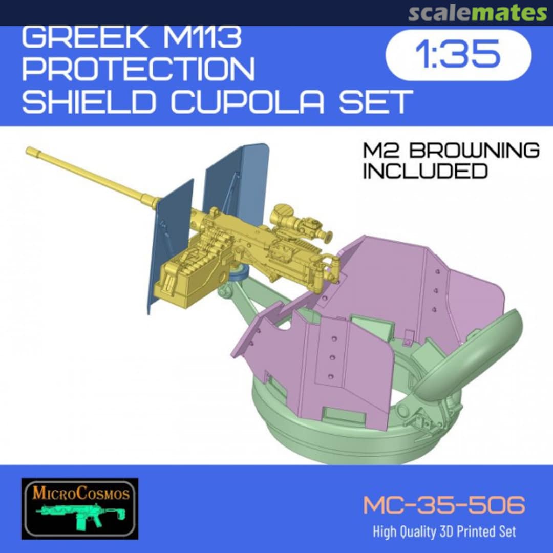 Boxart Greek M113 Protection Shield Cupola Set MC-35-506 3D MicroCosmos