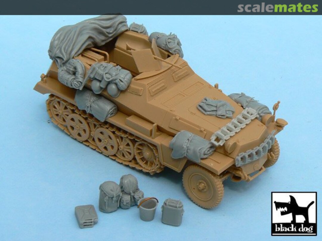 Boxart Sd.Kfz. 250/3 accessories set T48022 Black Dog