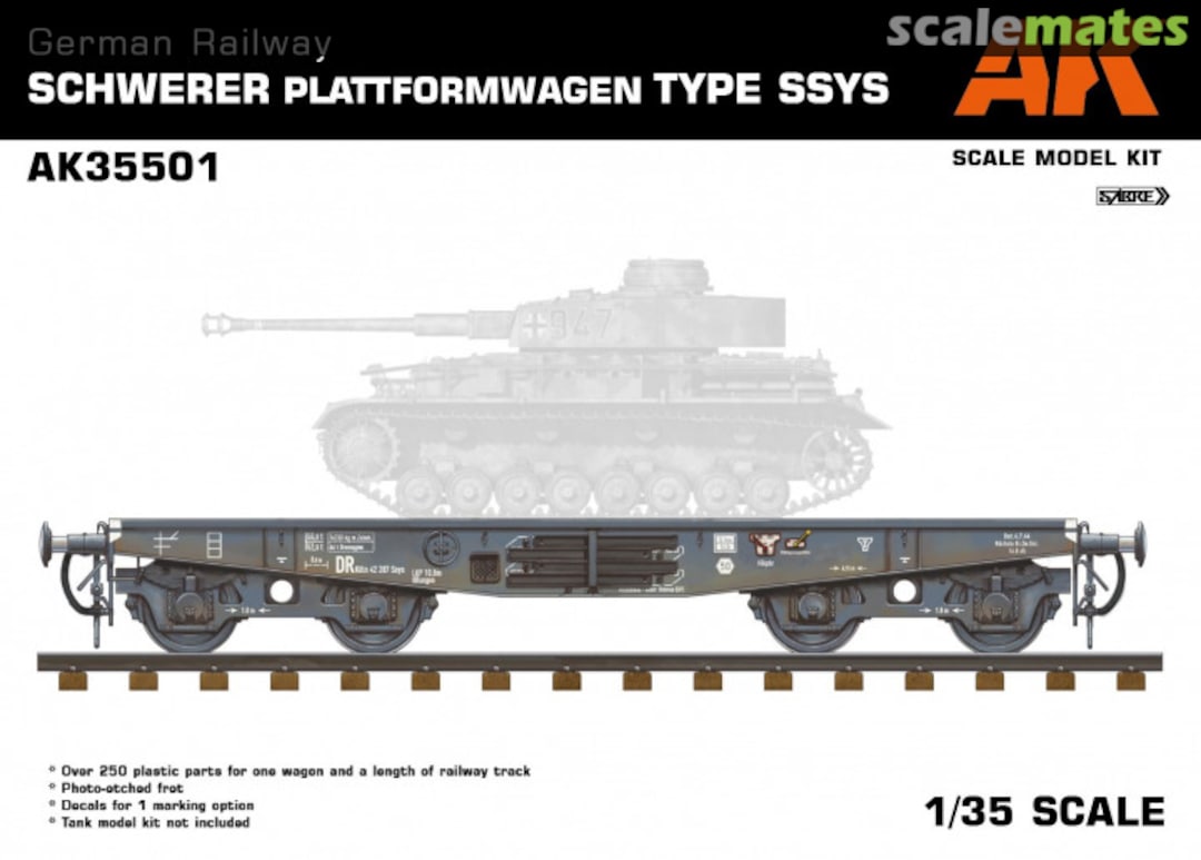 Boxart Schwerer Plattformwagen Type SSys AK35501 AK Interactive