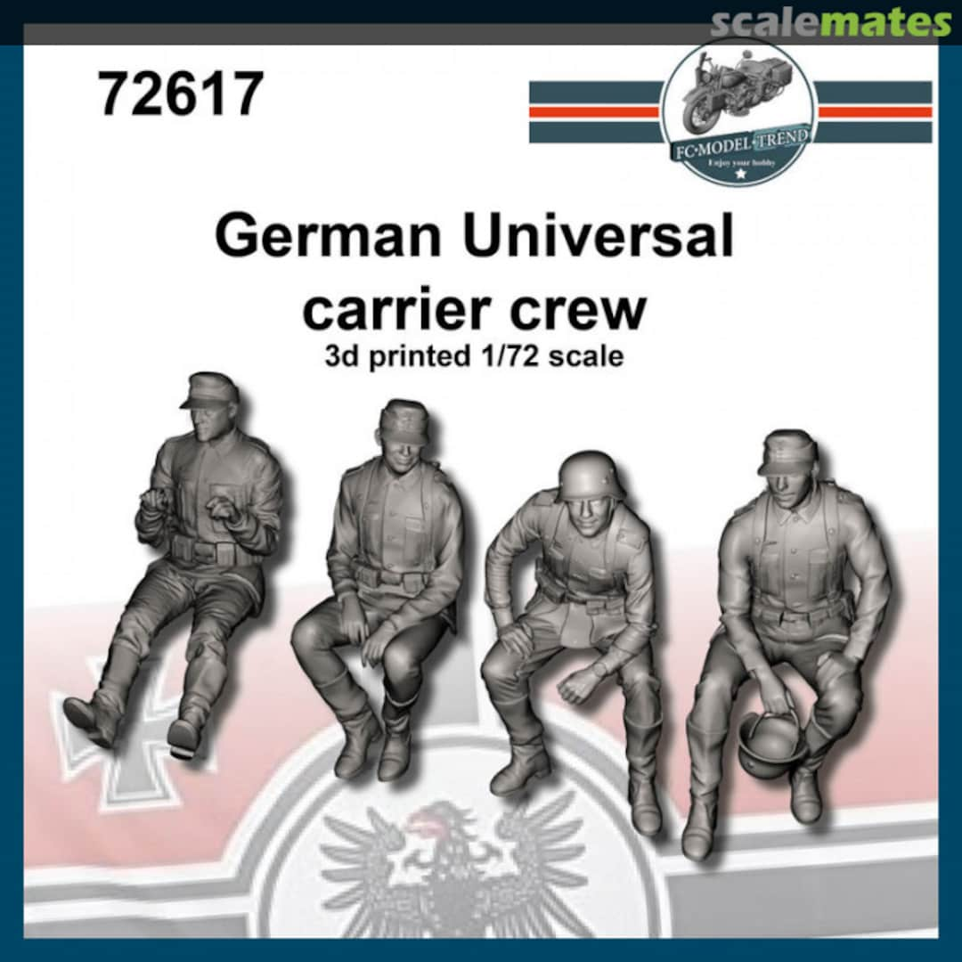 Boxart German crew for Universal Carrier 72617 FC Model Trend