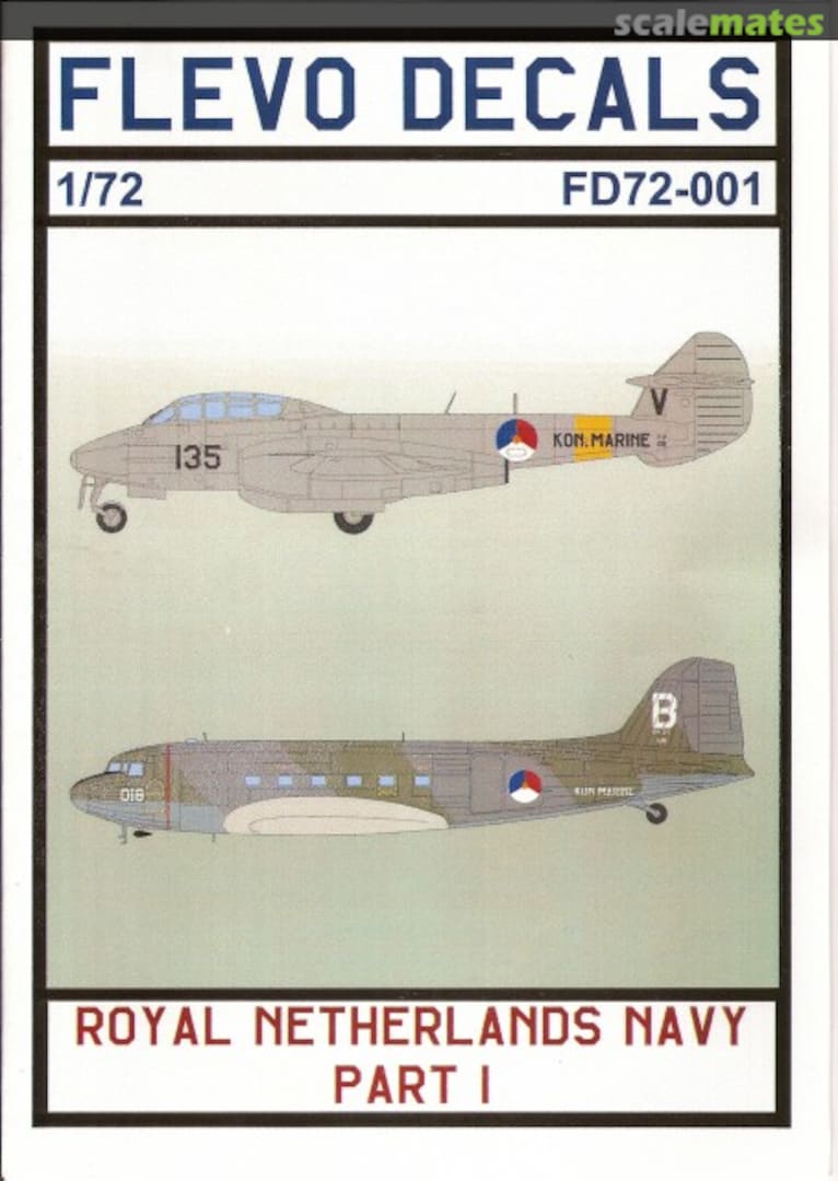 Boxart Royal Netherlands Navy Part 1 FD72-001 Flevo Decals