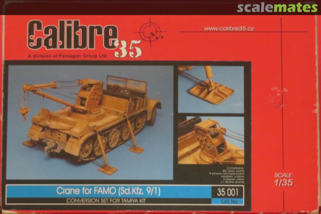 Boxart 6-ton Crane for Sd.Kfz. 9/1 35001 Calibre 35