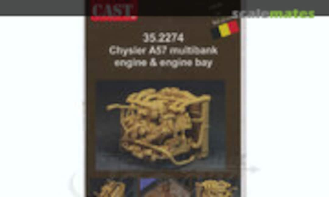 1:35 Chrysler A57 Multibank Engine &amp; Engine Bay (Resicast 35.2274)