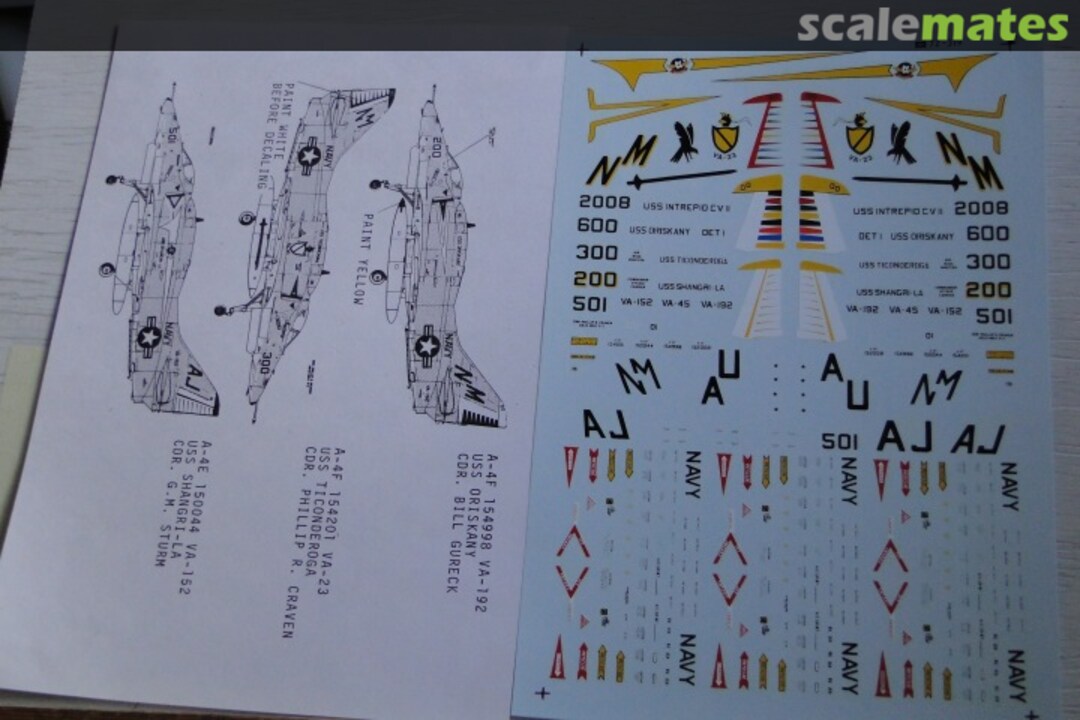 Boxart A-4 Skyhawks 72-319 Microscale