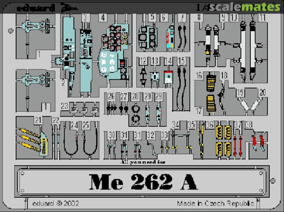 Boxart Me 262A Schwalbe FE206 Eduard