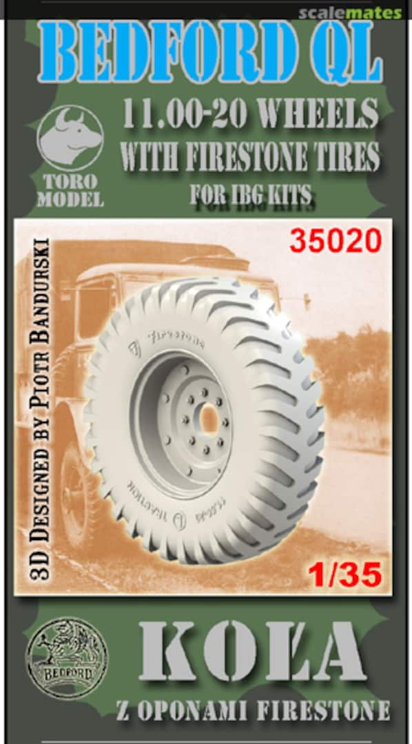 Boxart Bedford QL wheels Firestone 35020 ToRo Model