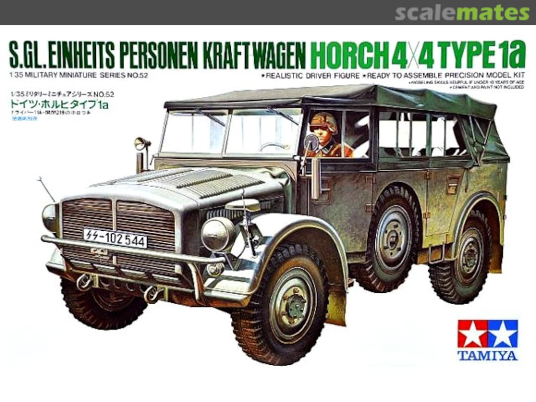 Boxart Horch 4X4 Type 1a MM152 Tamiya