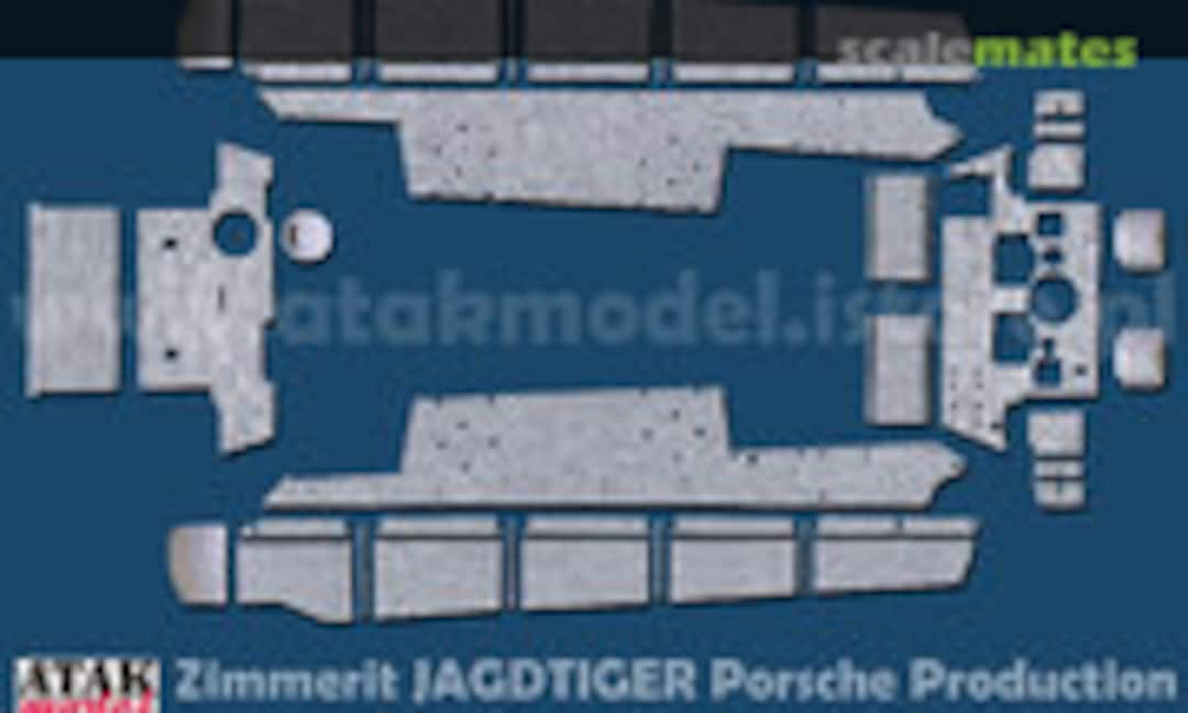 1:35 Zimmerit JAGDTIGER Porsche Production (Atak Model 35079)