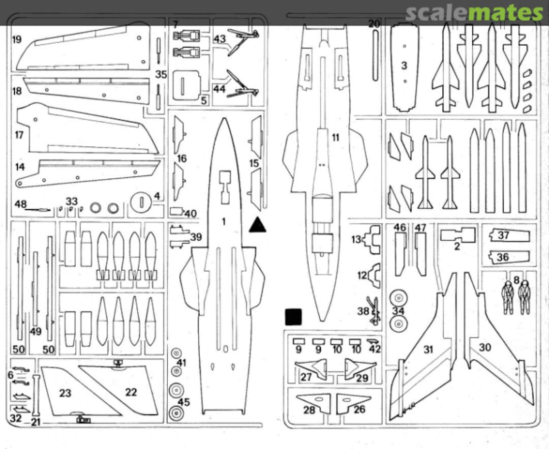 Contents MRCA Panavia Tornado H-2023 Revell/Italaerei