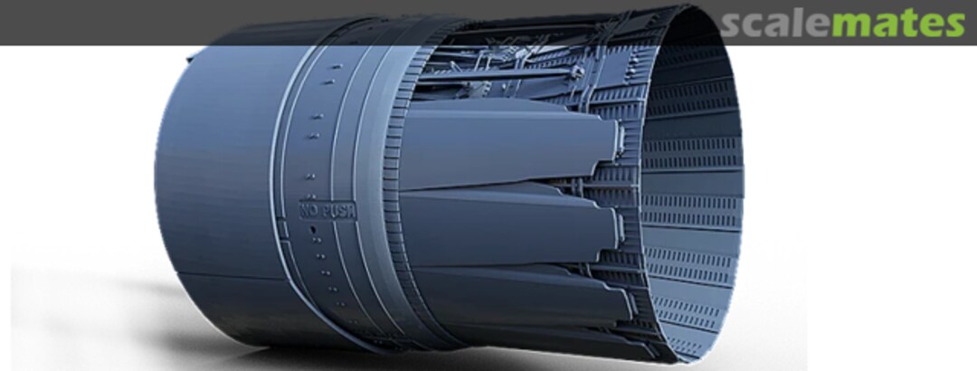 Boxart F-100 PW-229 UNMOUNTED OPEN NOZZLE for F-16 ENGINE ON 250 Tecnikit