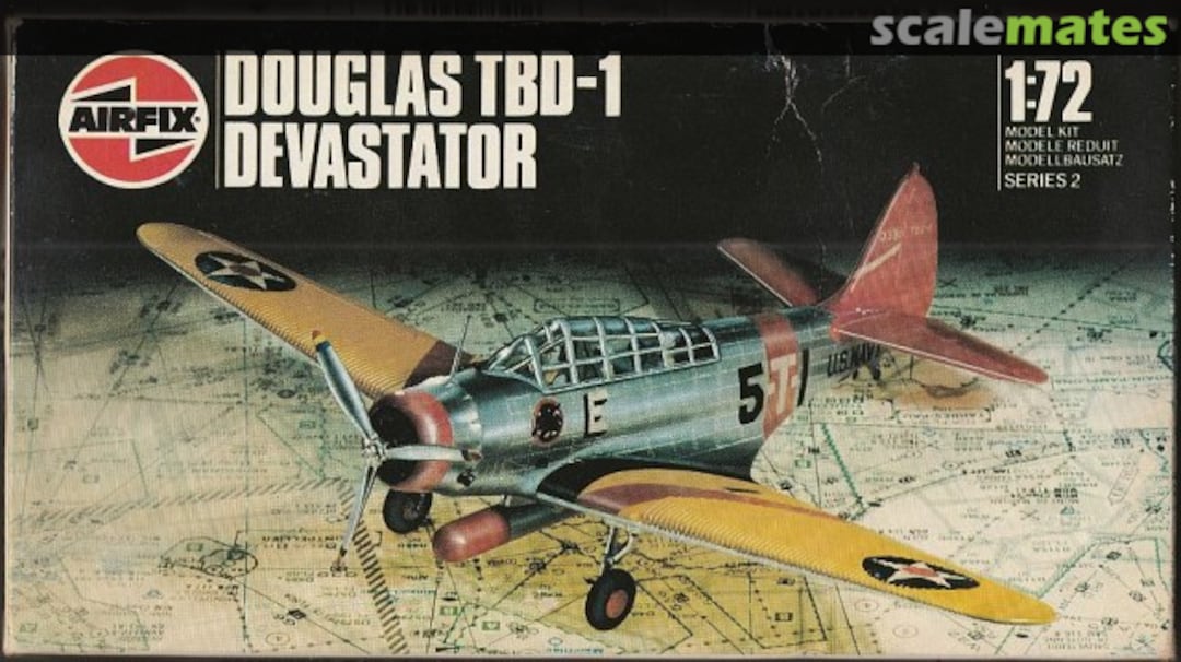 Boxart Douglas TBD-1 Devastator 02034 Airfix