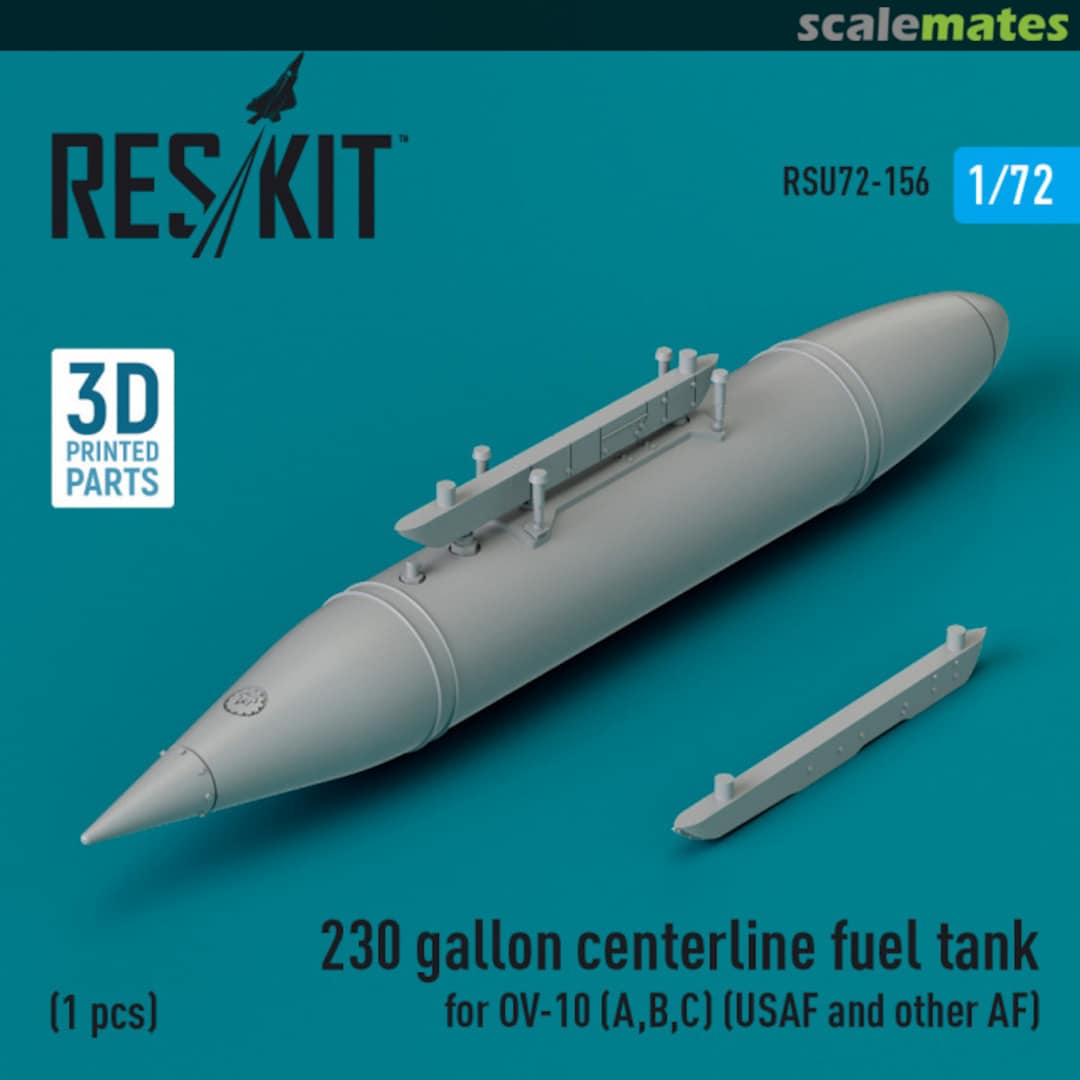 Boxart 230 gallon centerline fuel tank RSU72-0156 ResKit