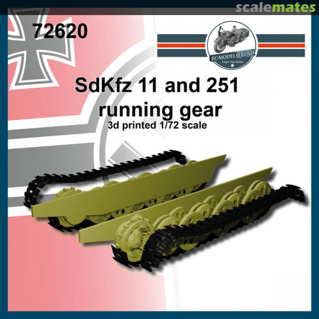 Boxart Sd.Kfz 11 and 251 running gear 72620 FC Model Trend