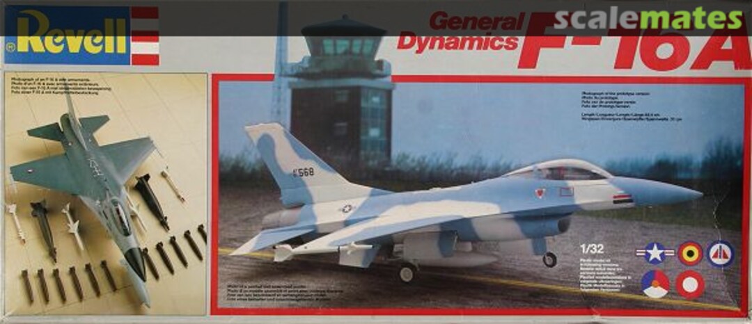 Boxart General Dynamics F-16A 4721 Revell