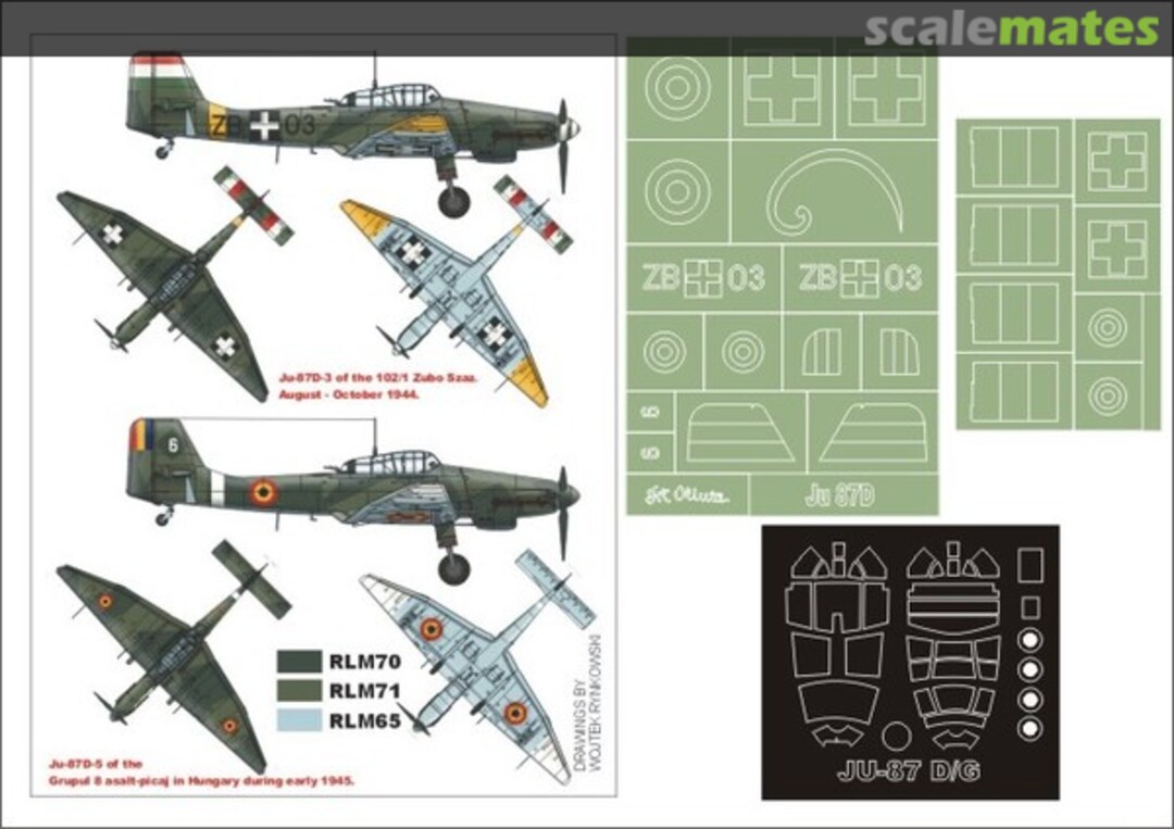 Boxart Junkers Ju 87D Stuka K48144 Montex