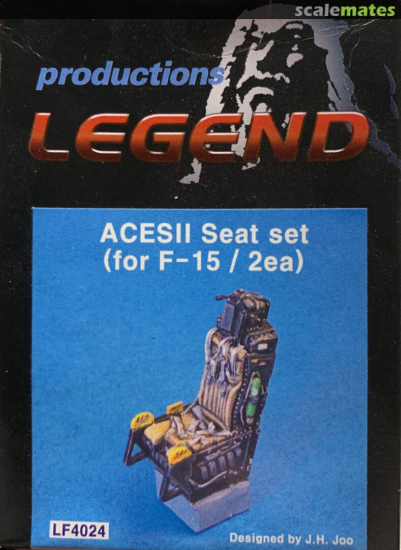 Boxart ACESII Seats set (for F-15, 2ea) LF4024 Legend Productions