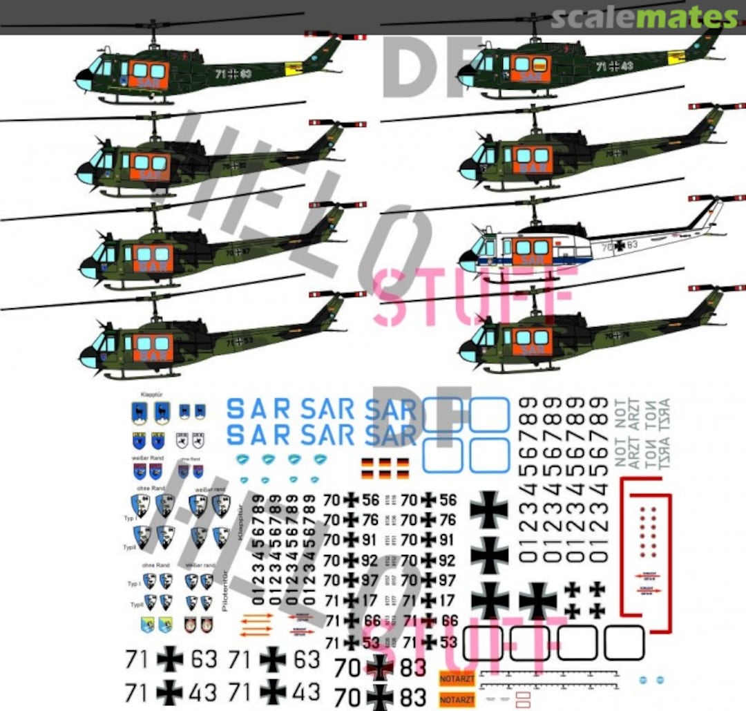 Boxart Bell UH-1D SAR Special DF30648 DF HeloStuff