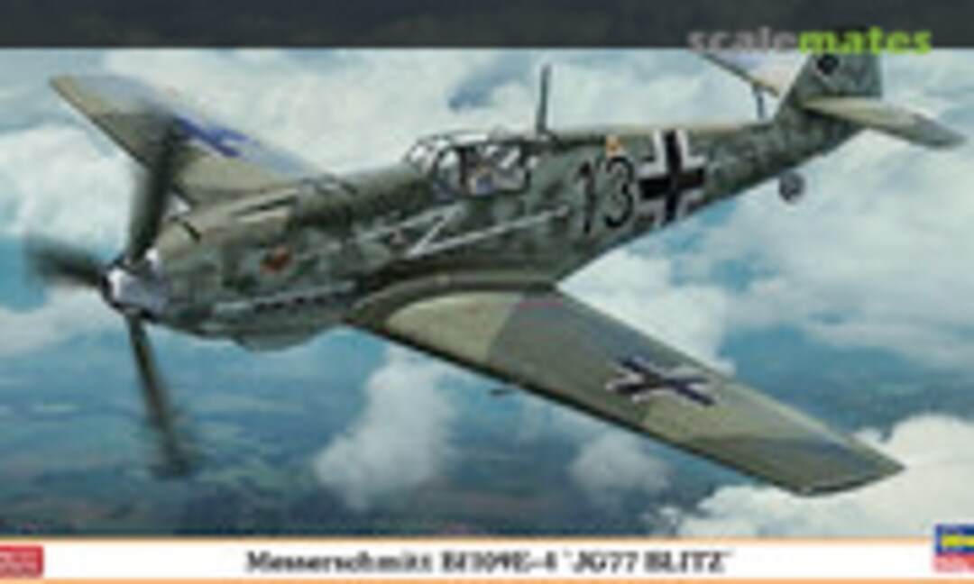 1:48 Messerschmitt Bf109E-4 `JG77 Blitz´ (Hasegawa 07413)