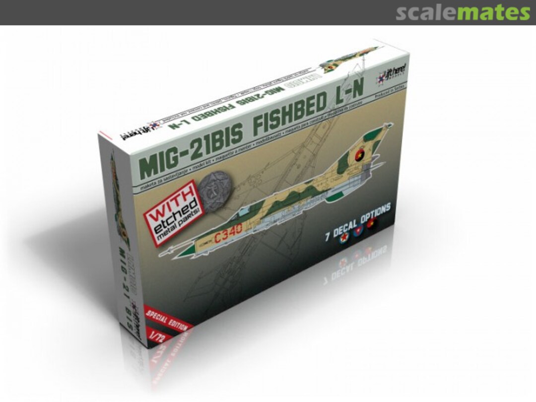 Boxart MiG-21bis Fishbed L-N LHM010 Lift Here Models