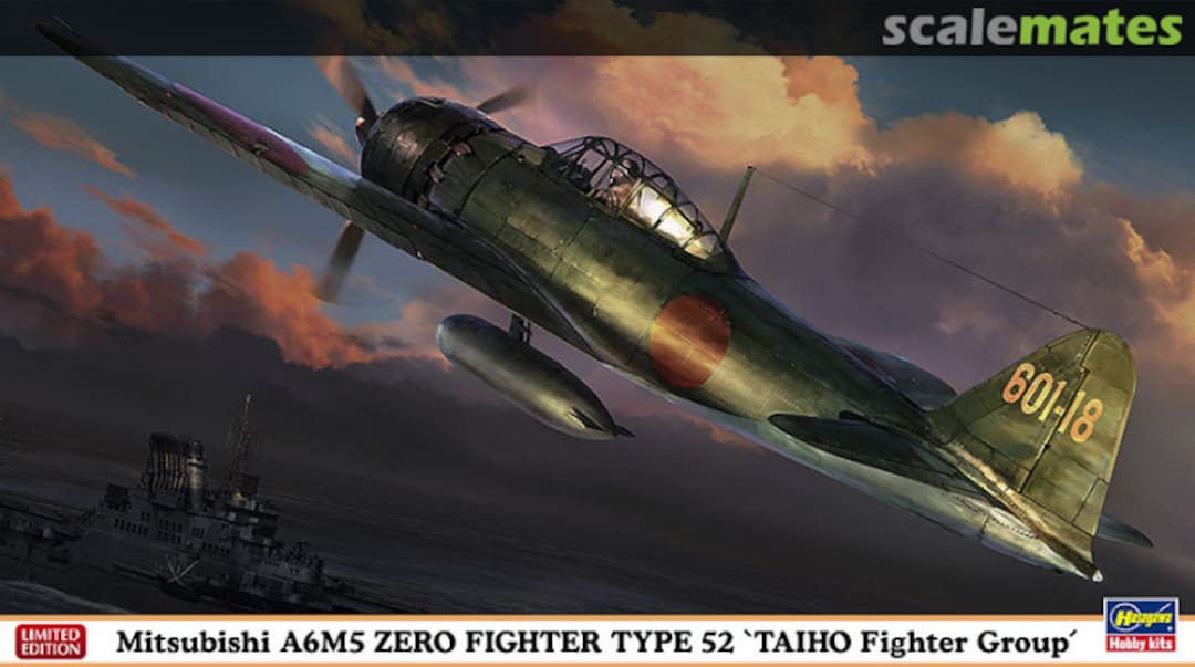 Boxart Mitsubishi A6M5 Zero Fighter Type 52 `Taiho Fighter Group´ 07385 Hasegawa