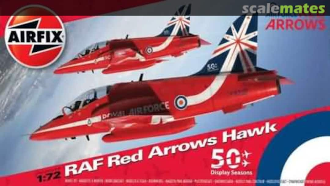 Boxart RAF Red Arrows Hawk A02005B Airfix