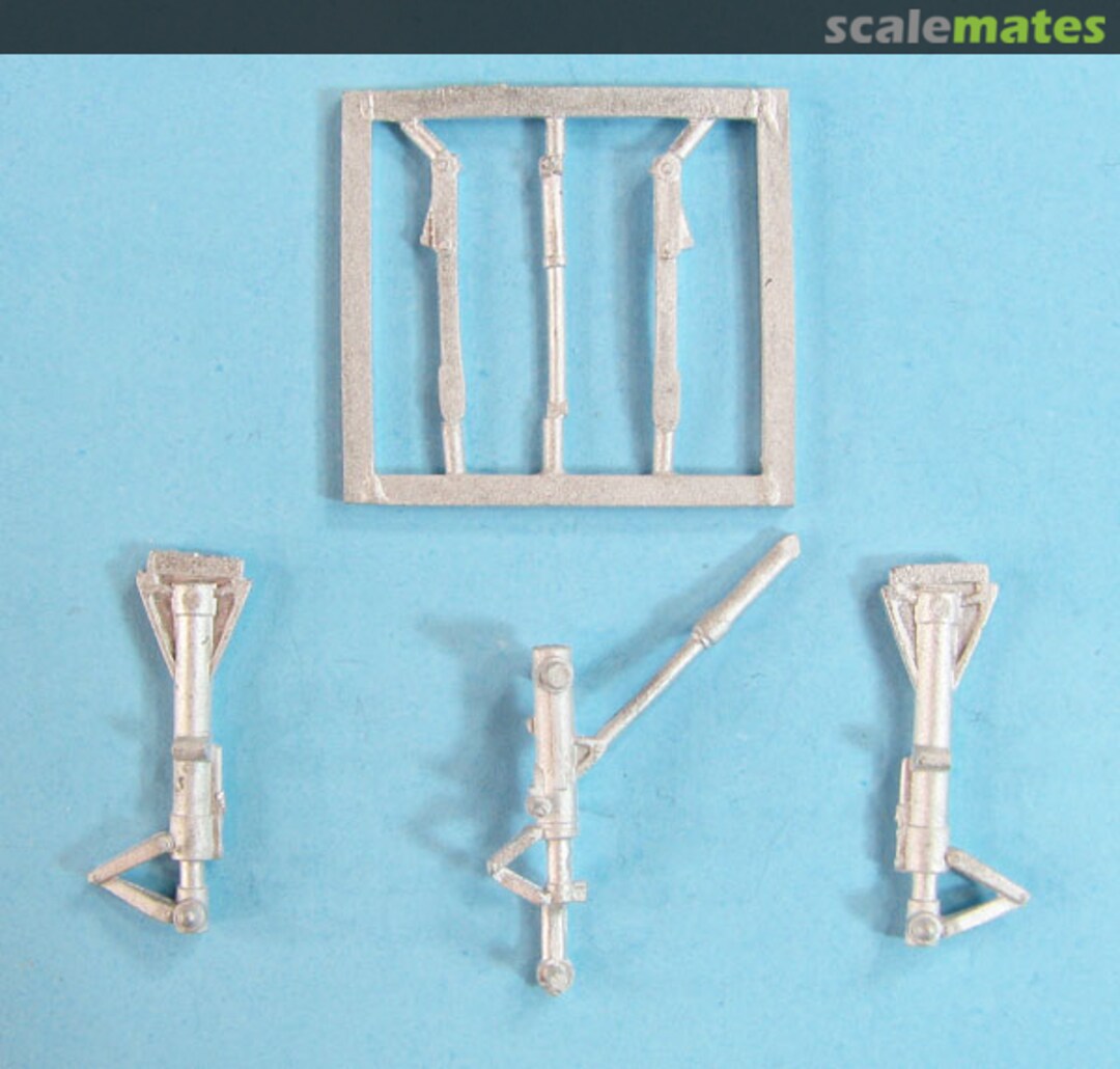 Boxart Eurofighter Landing Gear - Whitemetal Detail 72135 Scale Aircraft Conversions