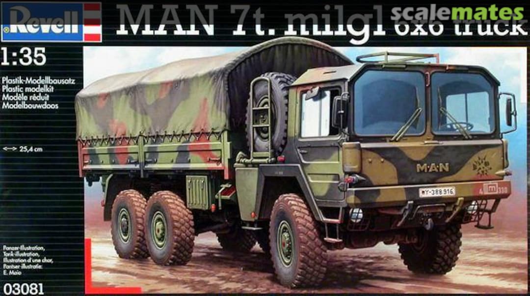 Boxart MAN 7t milgl 6x6 truck 03081 Revell