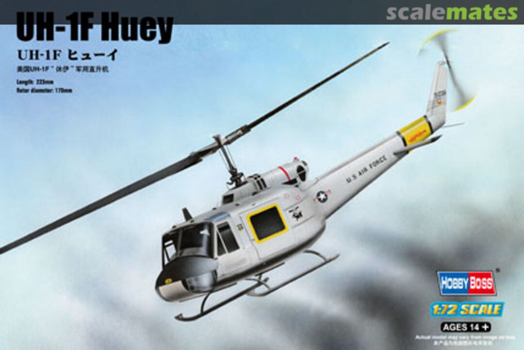 Boxart UH-1F Huey 87230 HobbyBoss