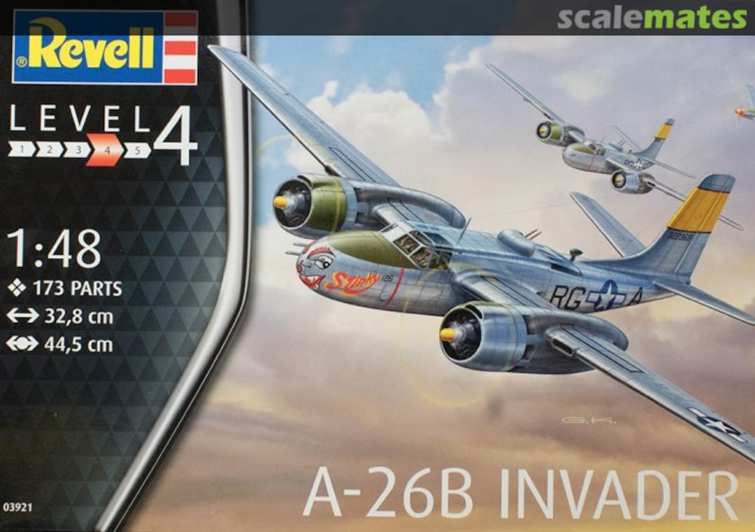 Boxart A-26B Invader 03921 Revell