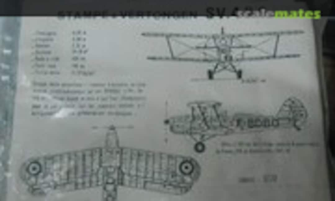 Stampe &amp; Vertongen SV.4 B/C (Unknown )