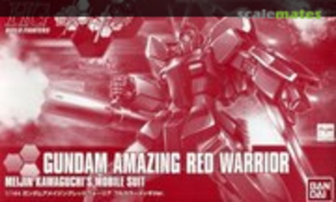 1:144 Gundam Amazing Red Warrior Full Color Plated Ver. (Bandai 0201303)