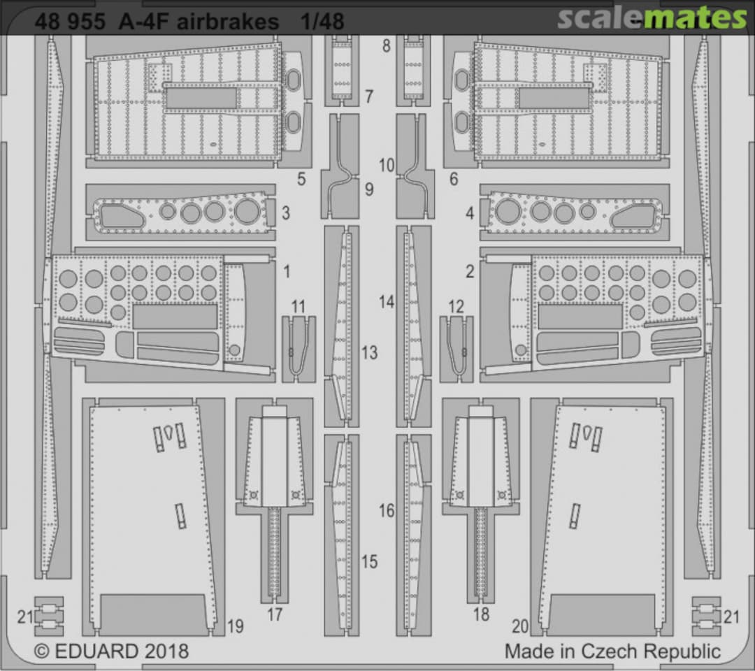 Boxart A-4F - airbrakes 48955 Eduard