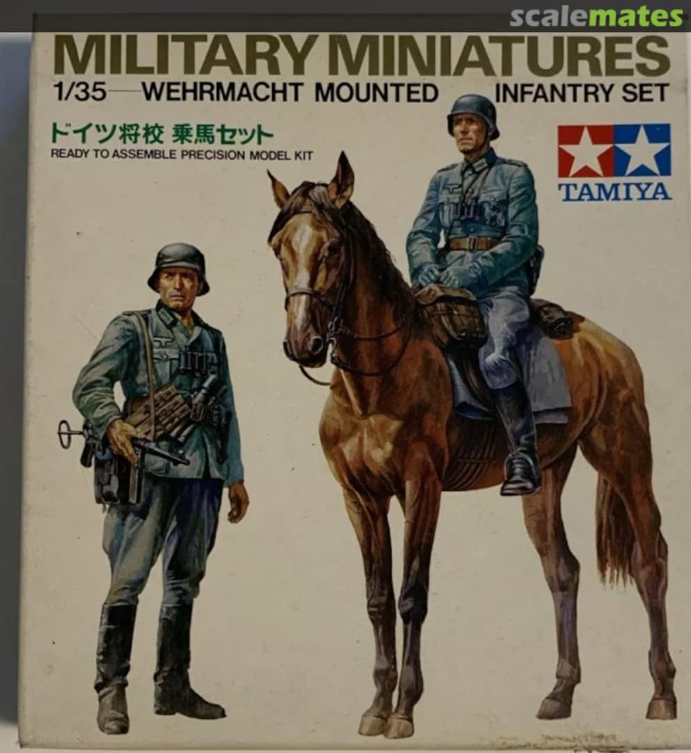 Boxart Wehrmacht Mounted Infantry Set MM153 Tamiya