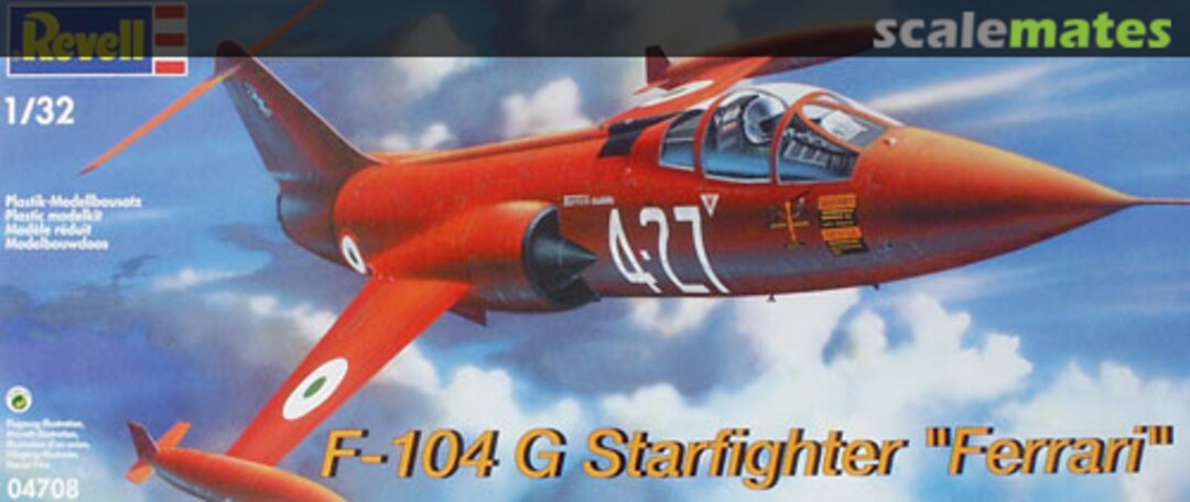 Boxart F-104 G Starfighter "Ferrari" 04708 Revell