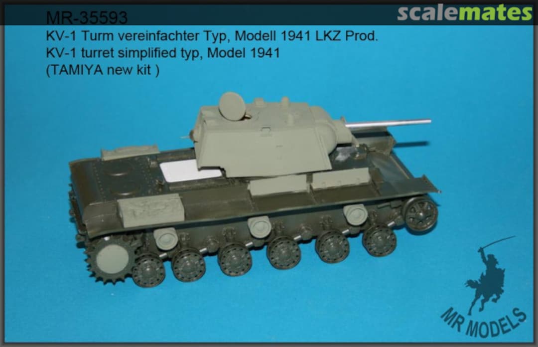 Boxart KV-1 turret simplified typ, Model 1941 MR-35593 MR Modellbau