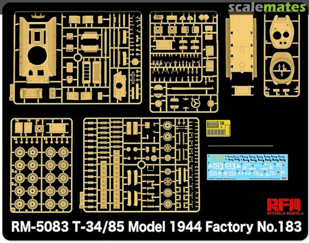 Contents T-34/85 Model 1944 Factory No. 183 RM-5083 Rye Field Model