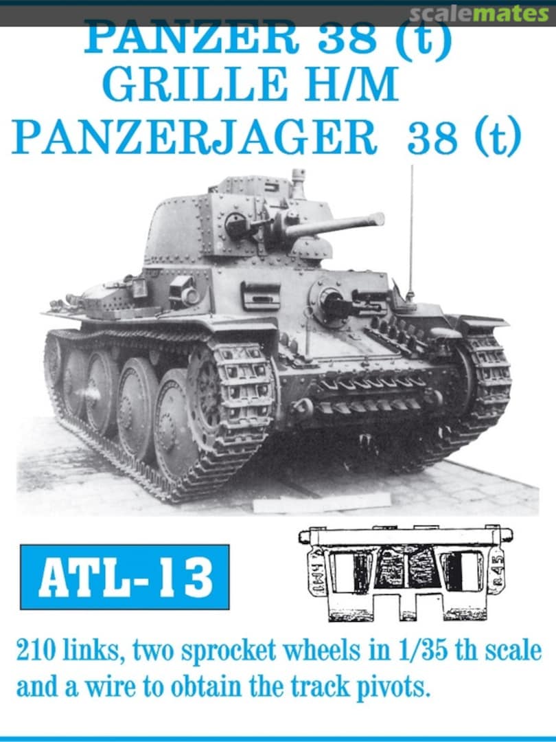 Boxart Panzer 38(t) - Grille H/M - Panzerjager 38(t) ATL-13 Friulmodel