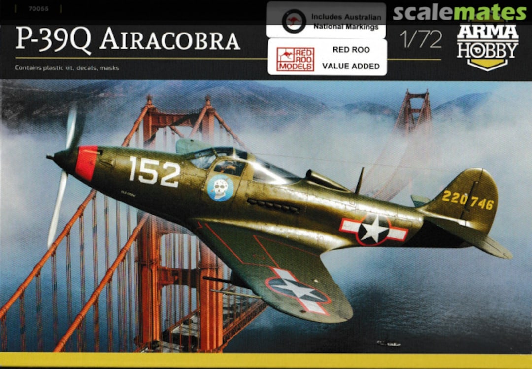 Boxart P-39Q Airacobra 70055 Red Roo Models