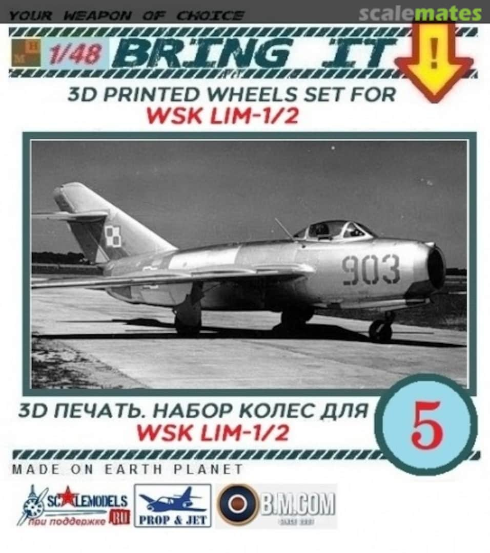 Boxart WSK LiM-1/2 wheels set №5 MLH/Bring It!