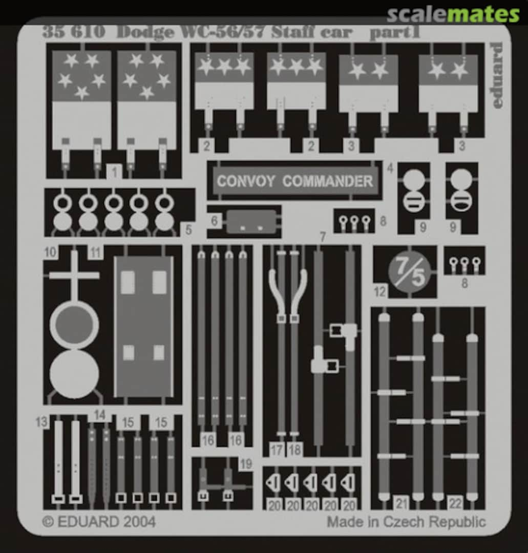 Boxart Dodge WC-56/57 Staff Car 35610 Eduard