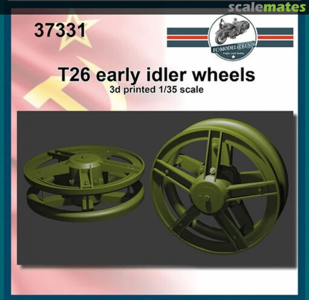 Boxart T26 early idler wheels 37331 FC Model Trend