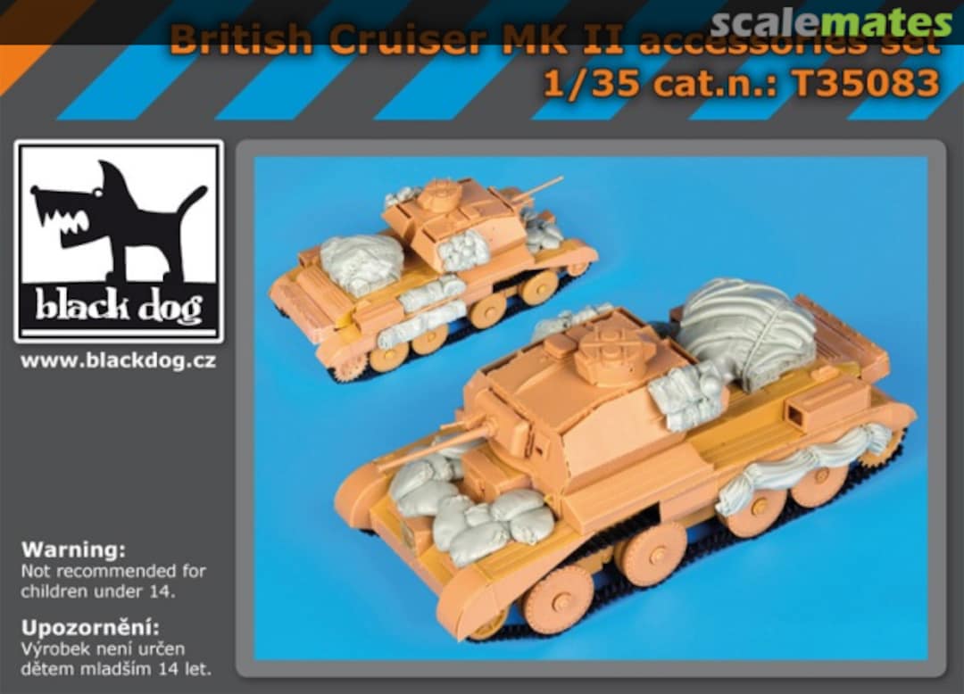 Boxart Cruiser Mk II accessories set T35083 Black Dog